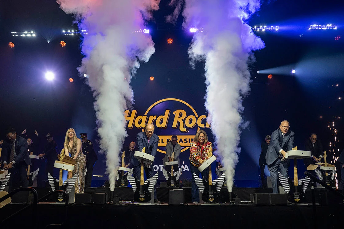 Hard Rock Hotel & Casino Ottawa opened its doors July 3, 2025, with a signature guitar smash